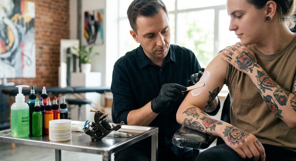 beeinflusst betäubungscreme die tattoo farbe featured image