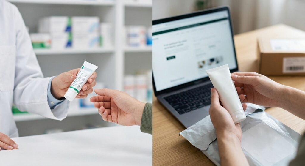 Vergleich von Tattoo-Betäubungscremes aus der Apotheke und Online-Shops für schmerzfreie Tattoo-Erlebnisse.